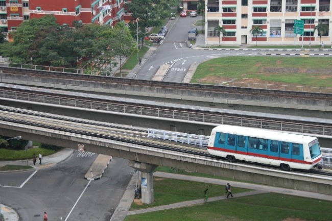 Singapore’s First Light Rail Transit System is launched