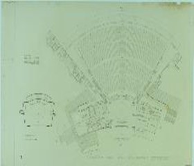 Ground floor plan of the National Theatre, 1960. Courtesy of National Archives of Singapore. Donated by Alfred Wong Partnership.
