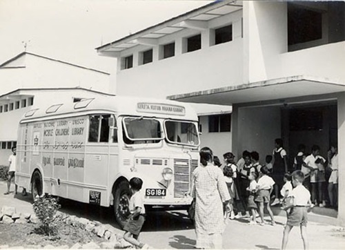 Mobile Childrens Library van 1962 general view