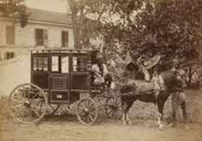 Passenger horse-drawn carriage, also known as an omnibus, c. early 19th century  National Museum of Singapore collection, courtesy of National Heritage Board