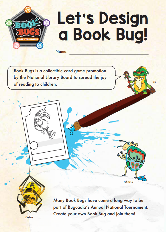 Image preview of Design Your Own Book Bug Activity