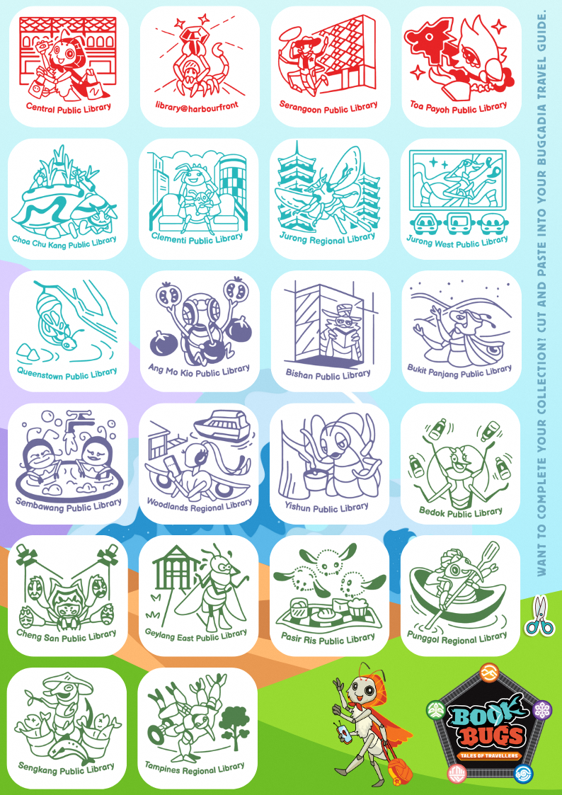 Click this image to download Book Bugs Stamp Challenge Set