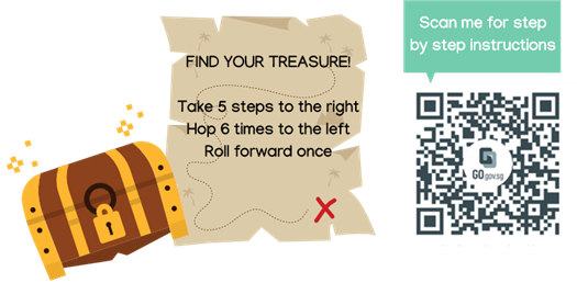 Treasure Hunt with QR code
