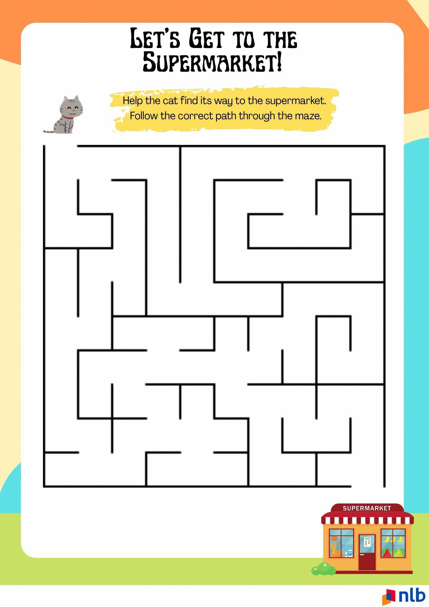 at the supermarket activity