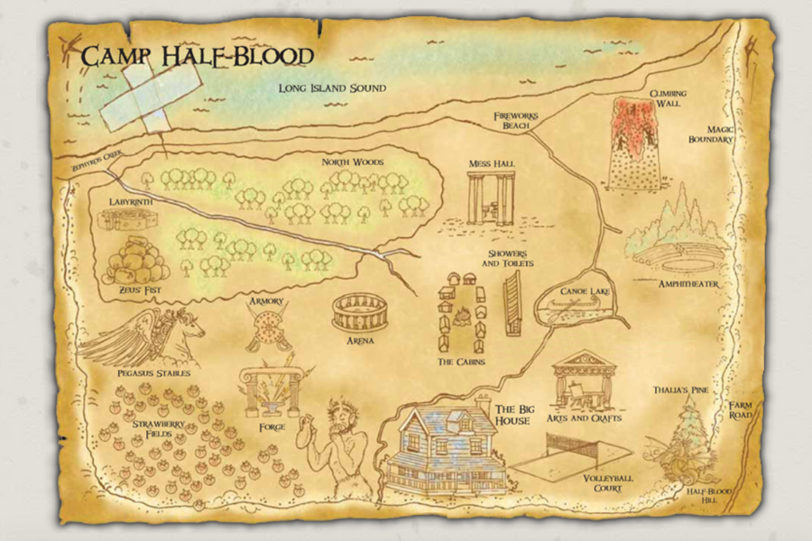 Camp Half Blood map image