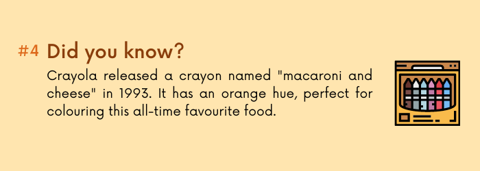 Mac & cheese fact 4