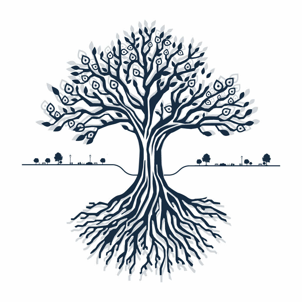 EST logo - tree