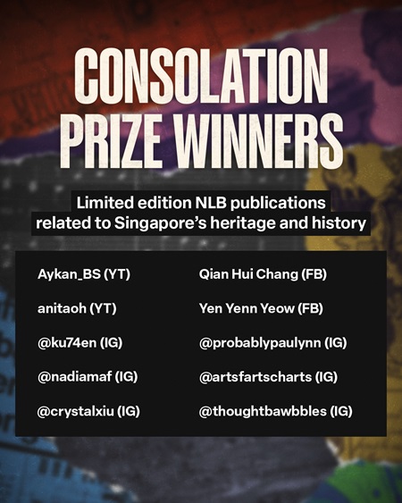 consolation prize winners