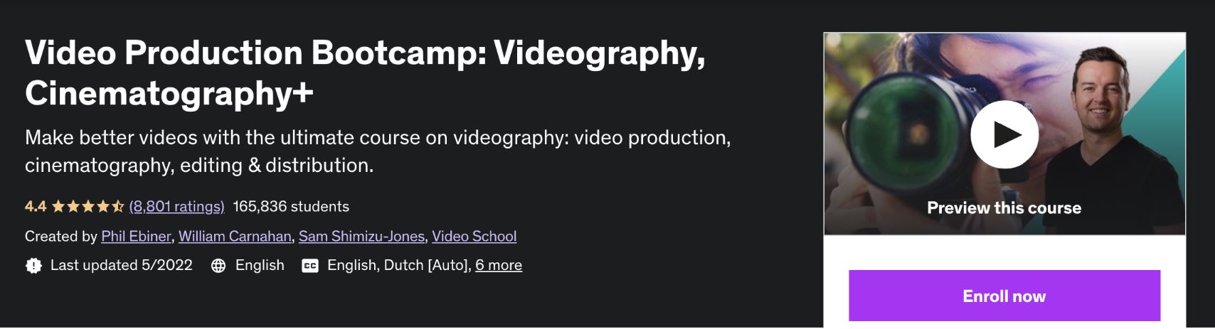 video production course