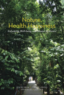 book cover for nature, health, happiness