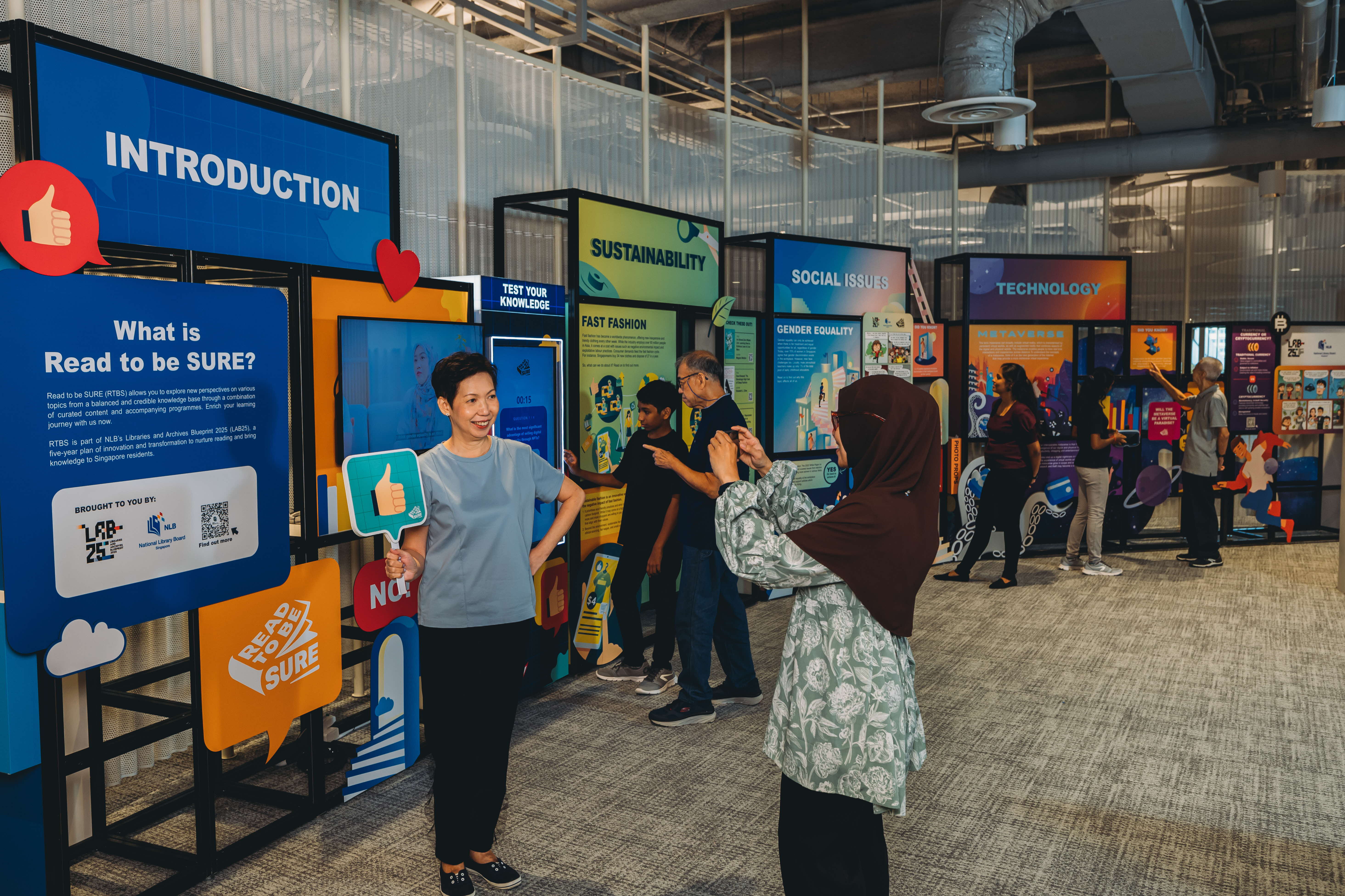 Read to be SURE showcase exhibition