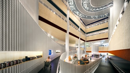Punggol Regional Library Atrium